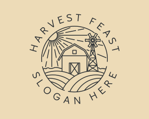 Farming Barn Field logo design