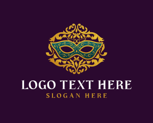 Festivity - Mask Festival Theater logo design