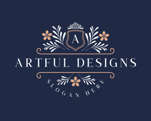 Floral Wedding Designer logo design