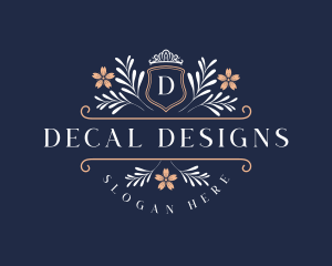 Floral Wedding Designer logo design