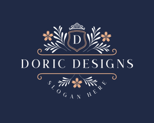 Floral Wedding Designer logo design