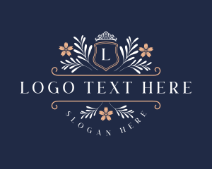 Floral Wedding Designer logo design
