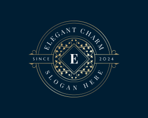 Elegant Vine Event logo design