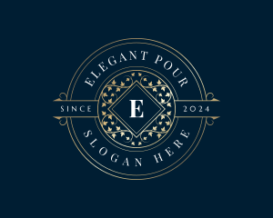 Elegant Vine Event logo design