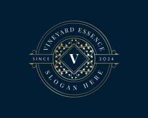 Elegant Vine Event logo design