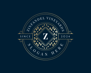 Elegant Vine Event logo design