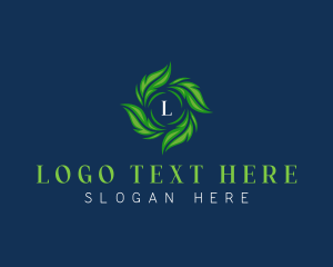 Massage - Leaf Gardening Theraphy logo design