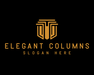 Finance Investor Column logo design