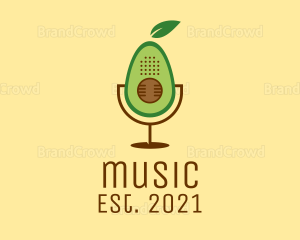 Avocado Podcast App Logo