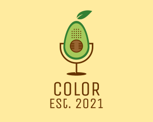 Avocado - Avocado Podcast App logo design