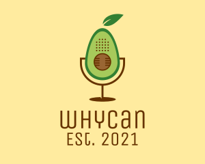 Talk Radio - Avocado Podcast App logo design