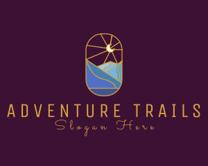 Stained Glass Moon Valley logo design