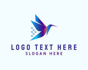 Hummingbird - Creative Bird Marketing logo design