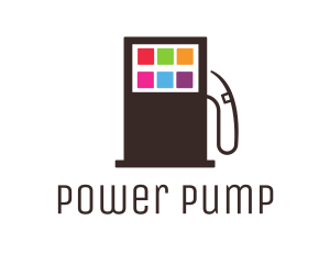 Pump - Petrol Pump Apps logo design