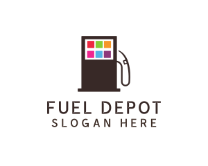 Gasoline - Petrol Pump Apps logo design