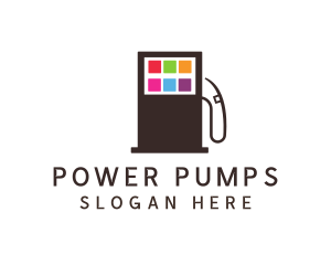 Petrol Pump Apps logo design