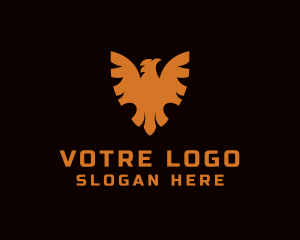 Military Eagle Crest Logo