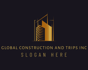 Skyscraper - Luxury Building Developer logo design