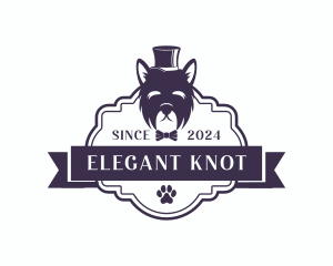 Bowtie - Yorkshire Dog Hat logo design