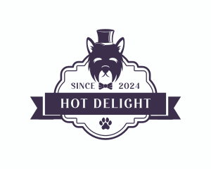 Yorkshire Dog Hat logo design