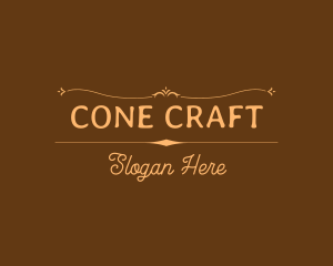 Ornate Rustic Fashion logo design