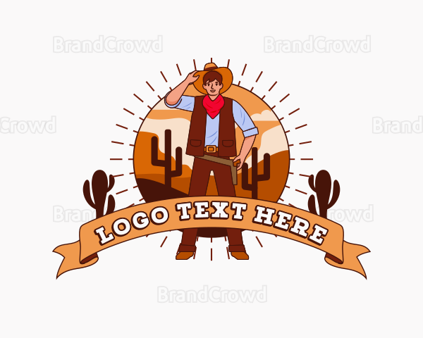 Wild West Cowboy Logo