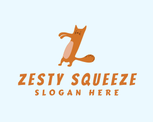 Playful Pet Cat Letter Z logo design