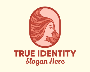 Identity - Red Hair Woman logo design