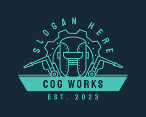 Cog Welding Fabrication logo design