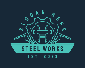 Cog Welding Fabrication logo design