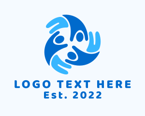 Meeting - People Organization Foundation logo design