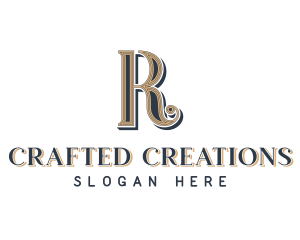 Bespoke - Stylish Luxury Business Letter R logo design