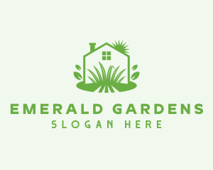 Home Backyard Garden logo design