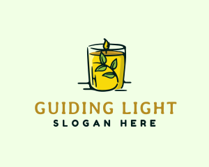 Scented Candle Wax logo design