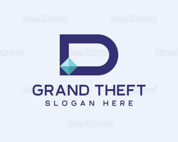 Diamond Company Letter D Logo