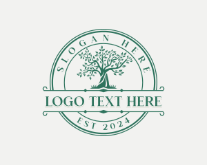 Eco - Environmental Nature Tree logo design