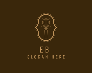 Kitchen Whisk Idea Logo