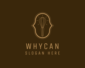 Kitchen Whisk Idea Logo