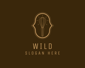 Kitchen Whisk Idea Logo