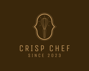 Kitchen Whisk Idea logo design