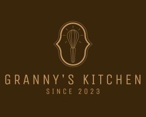 Kitchen Whisk Idea logo design