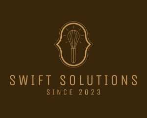 Kitchen Whisk Idea logo design