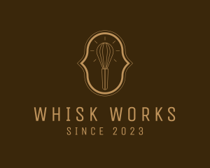 Kitchen Whisk Idea logo design