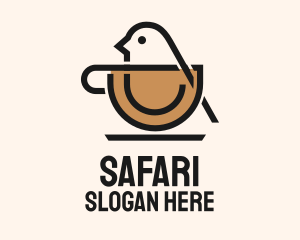 Bird Coffee Cup Logo