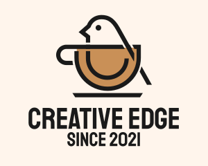 Cappuccino - Bird Coffee Cup logo design