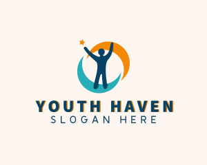 Youth Leadership Volunteer  logo design