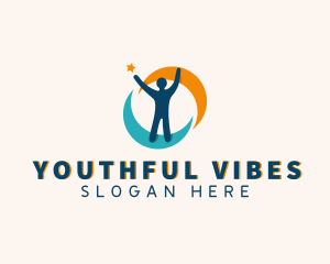 Youth Leadership Volunteer  logo design