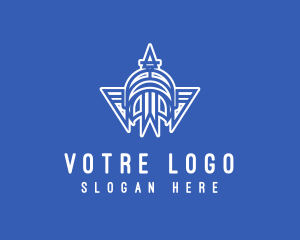 Viking Helmet Armor Logo