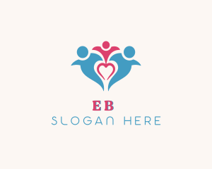 Mother - Heart Foundation Parenting logo design