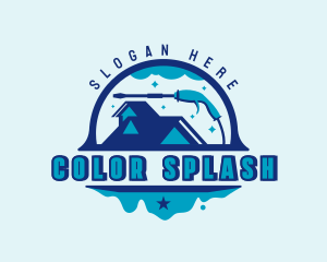 Pressure Washing Home Sanitation logo design